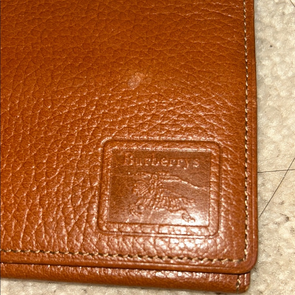 Burberry Brown Leather Long Wallet - Picture 4 of 5